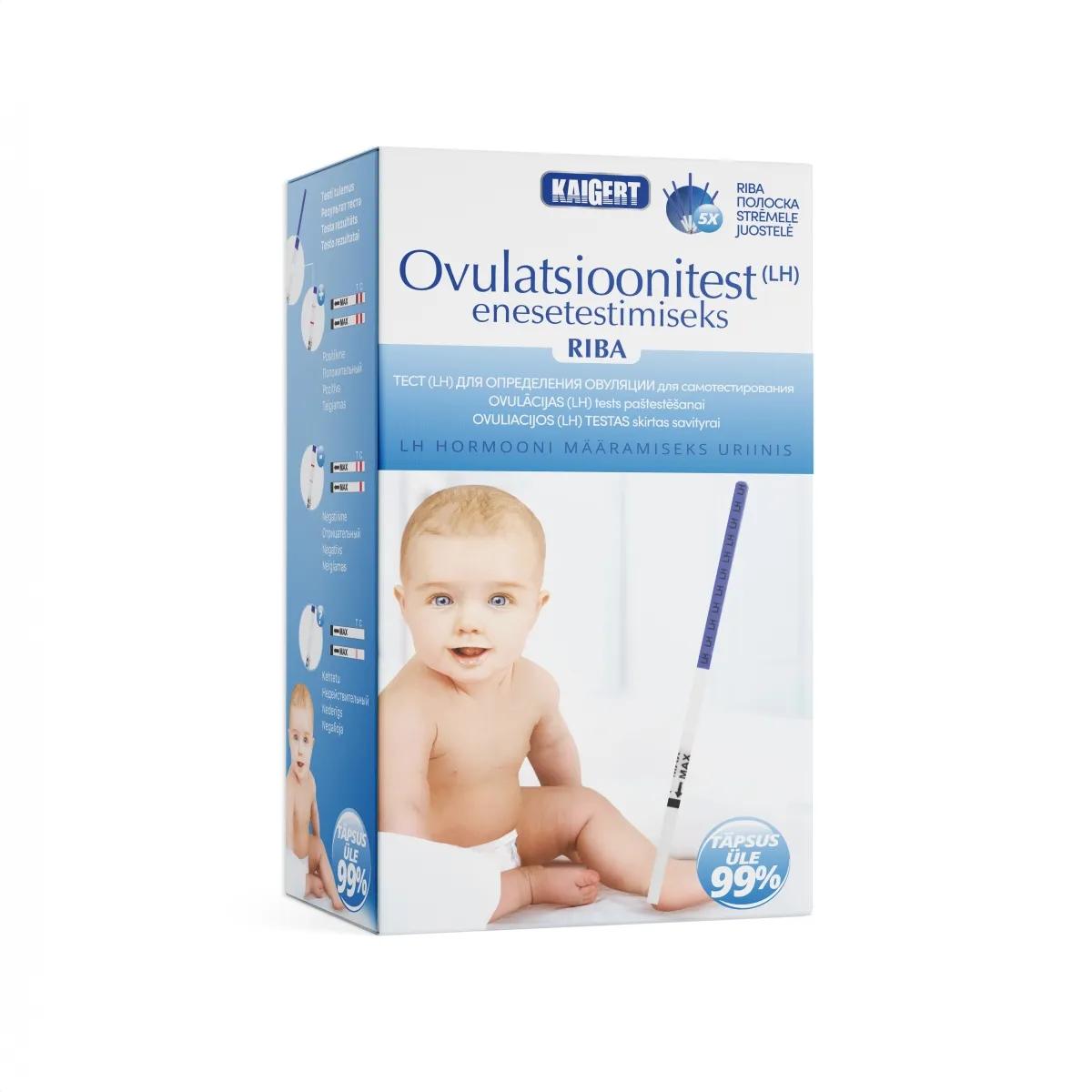 OVULATSIOONITEST (LH) RIBA N5 (KAIGERT) - Tootepilt
