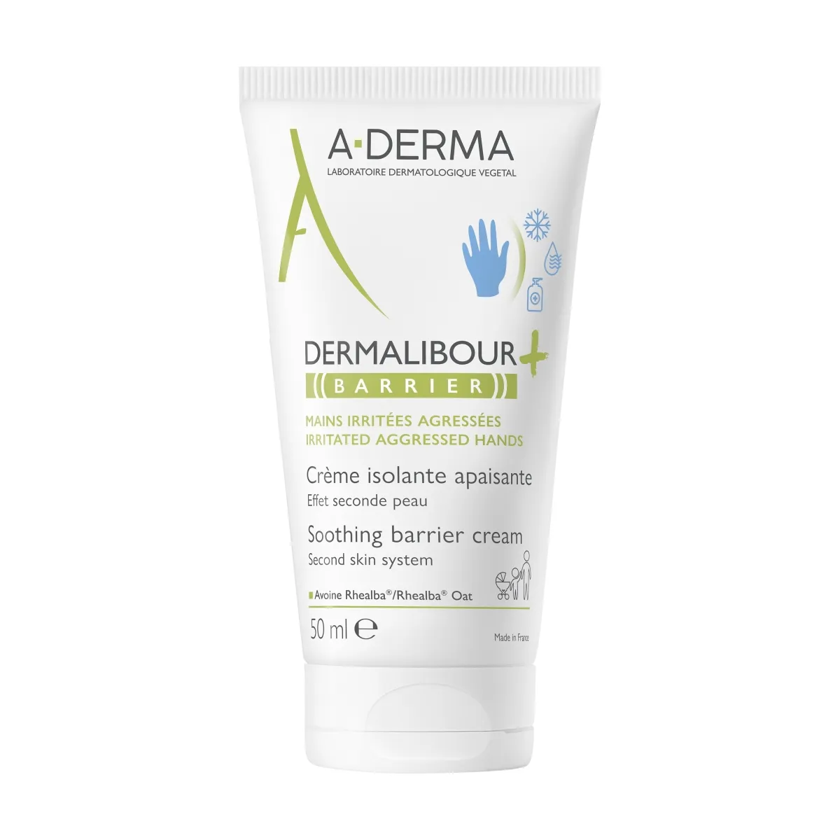 A-DERMA DERMALIBOUR+ BARRIER KAITSEV KREEM 50ML - Tootepilt