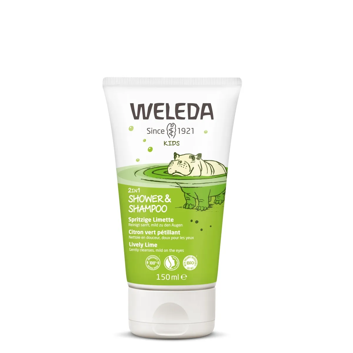 WELEDA SHAMPOON-DUSHIKREEM LASTELE LAIM 150ML  - Tootepilt