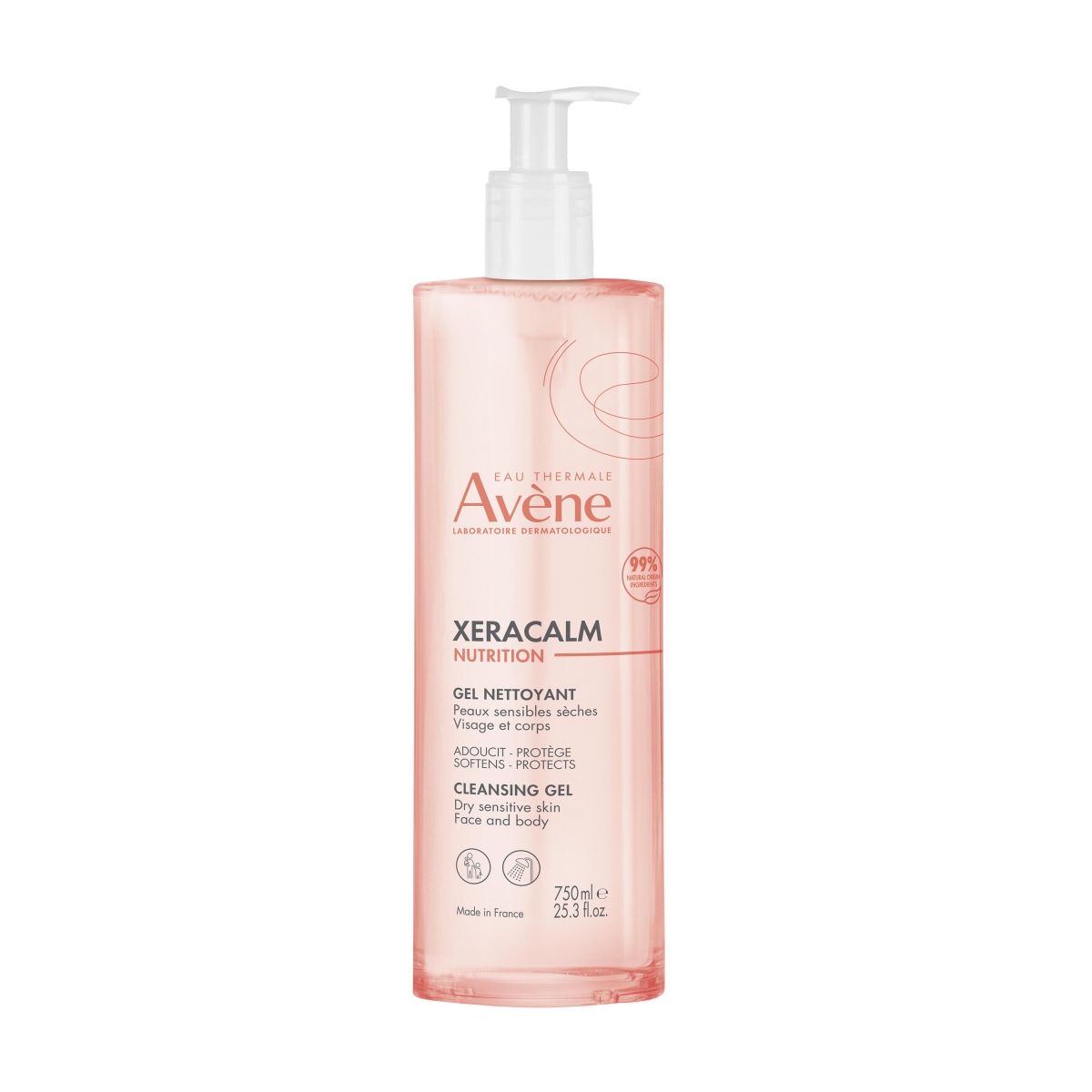 AVENE XERACALM NUTRITION PESEMISGEEL 750ML - Tootepilt