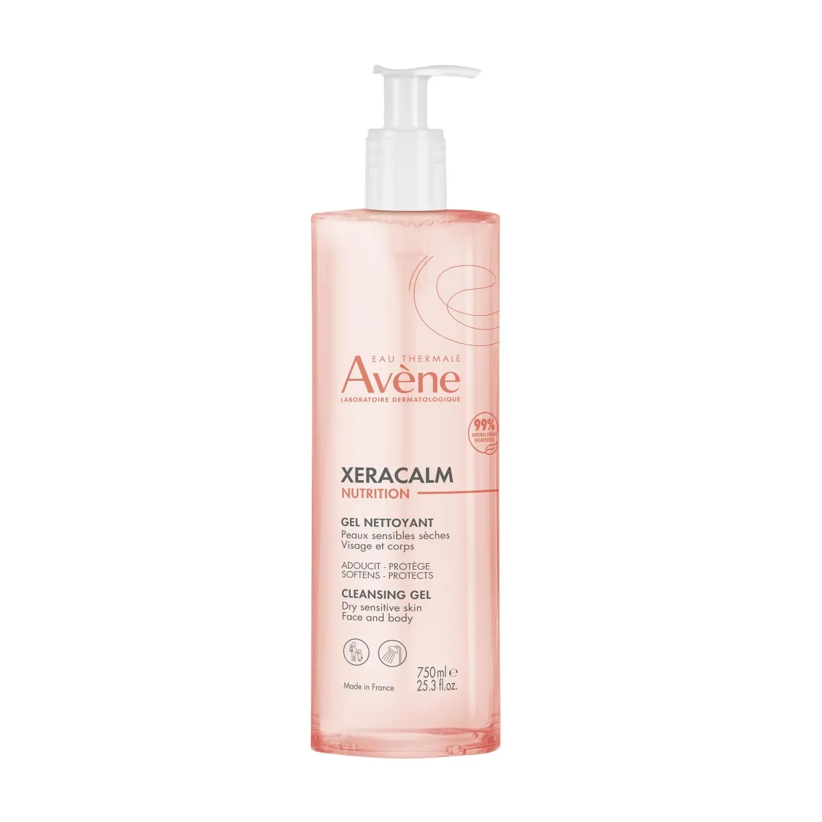 AVENE XERACALM NUTRITION PESEMISGEEL 750ML - Tootepilt