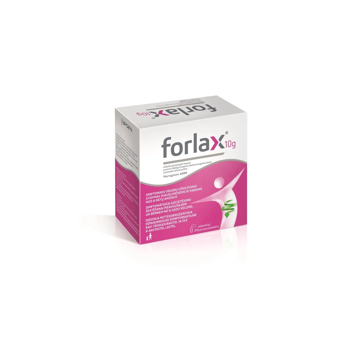 FORLAX SUUKAUDSE LAHUSE PULBER 10G N20 - Tootepilt