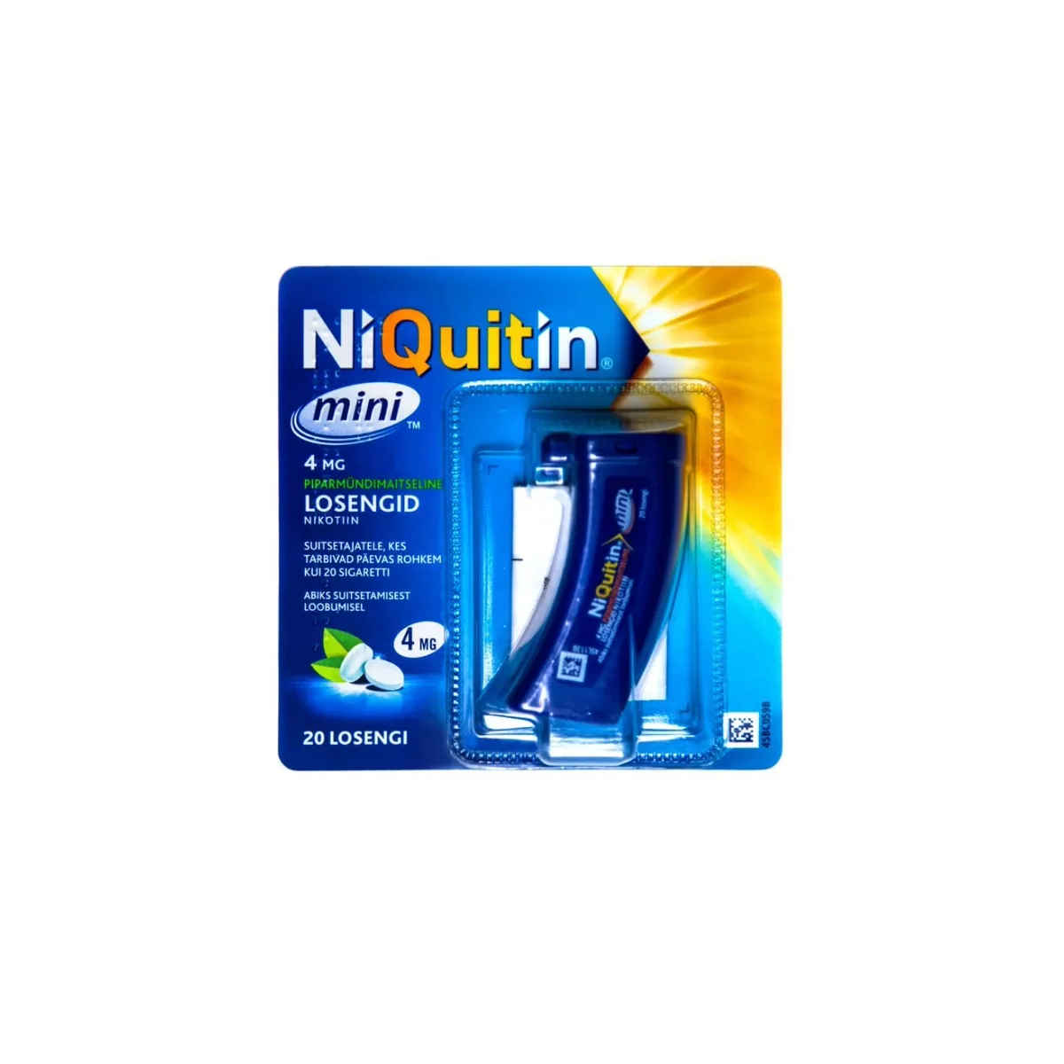 NIQUITIN MINI LOSENG 4MG N20 - Tootepilt