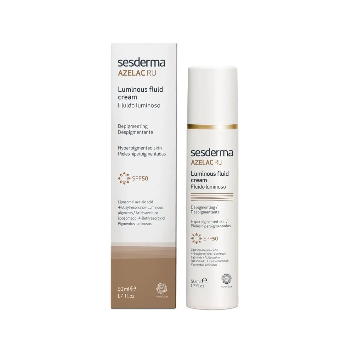 SESDERMA AZELAC RU EMULSIOON-KREEM DEPIGMENTEERIV SPF50 50ML - Tootepilt