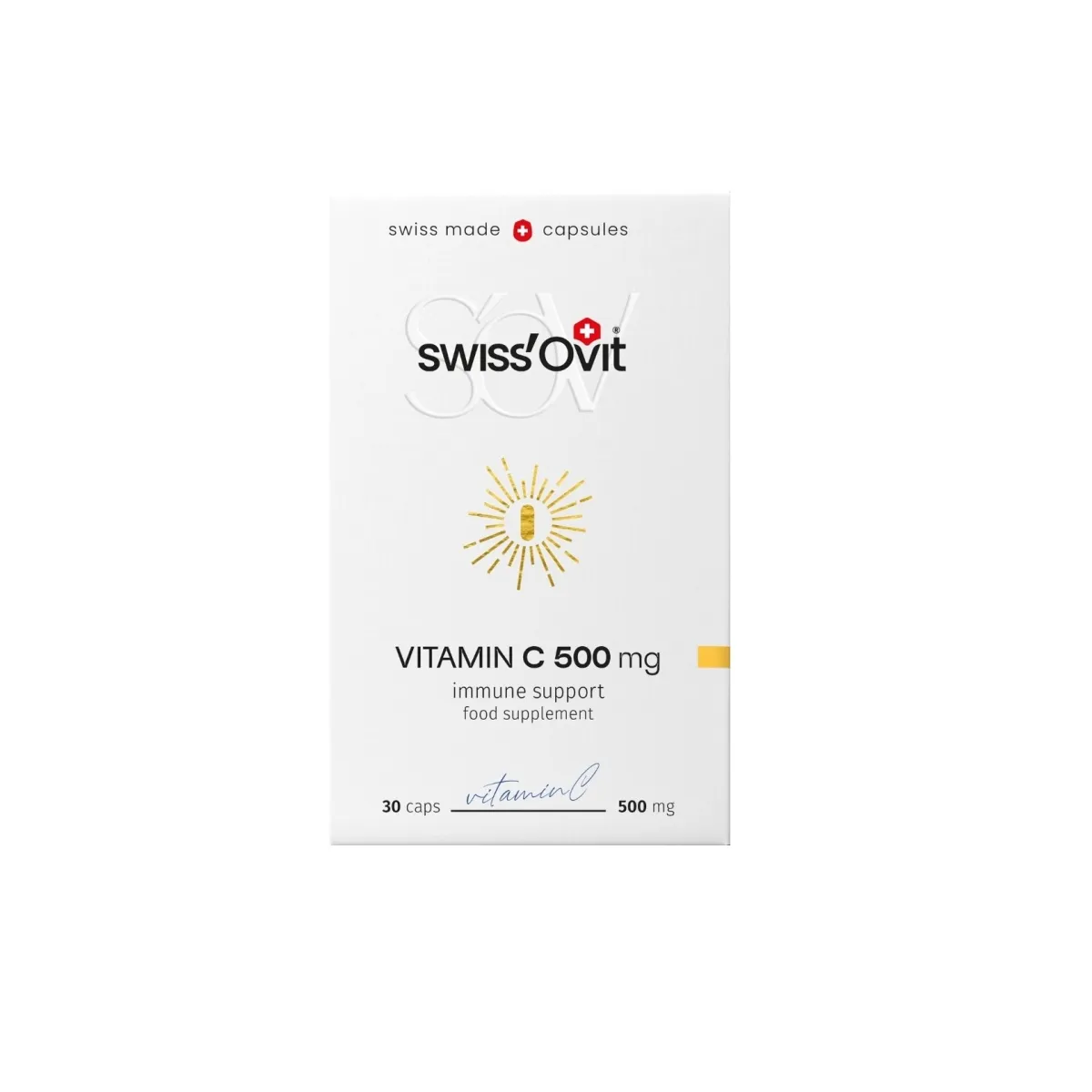 SWISSOVIT VITAMIIN C KAPSLID 500MG N30 - Tootepilt