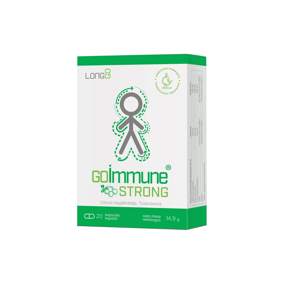 GOIMMUNE STRONG KAPSLID N20 - Tootepilt