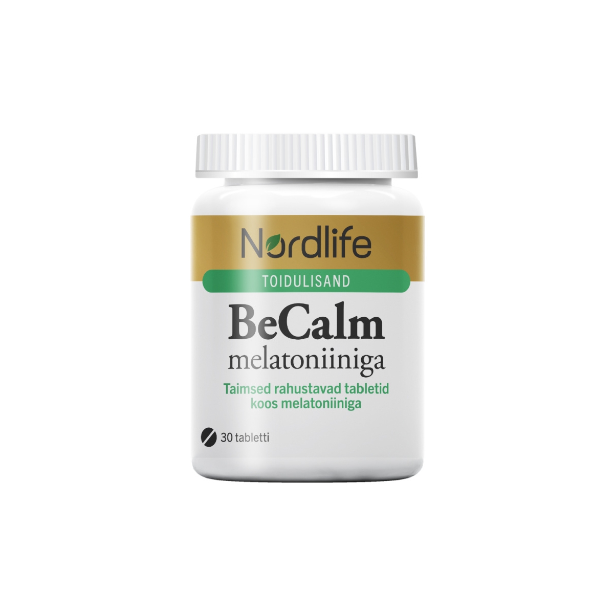 NORDLIFE BECALM MELATONIINIGA TBL N30 - Tootepilt