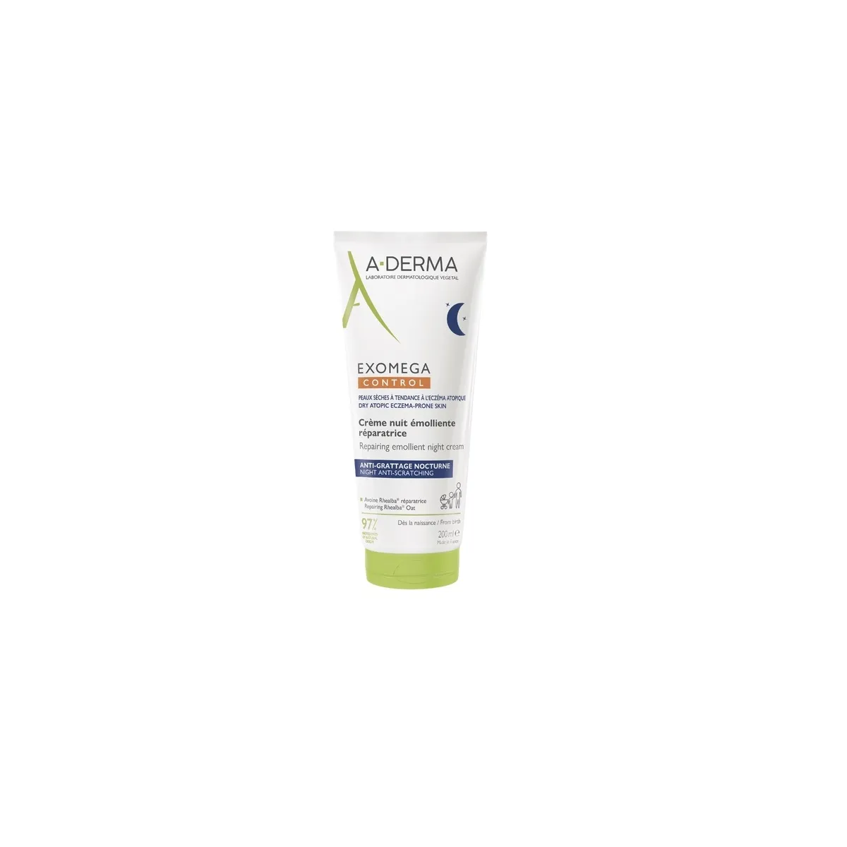 A-DERMA EXOMEGA CONTROL KREEM SÜGELUSE LEEVENDAMISEKS ÖINE 200ML - Tootepilt