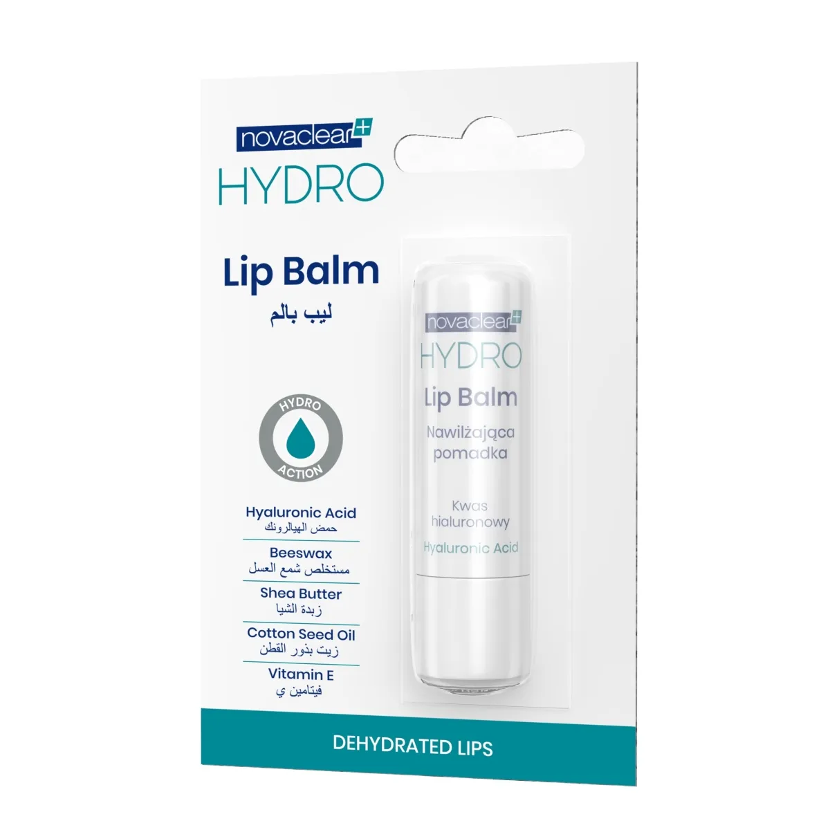 NOVACLEAR HYDRO HUULEPALSAM NIISUTAV 4,9G - Tootepilt