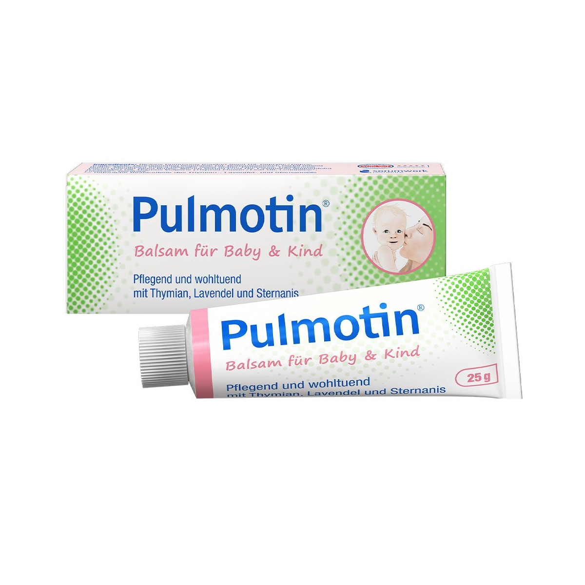 PULMOTIN KÜLMETUSVASTANE PALSAM BEEBIDELE/LASTELE 25G - Tootepilt