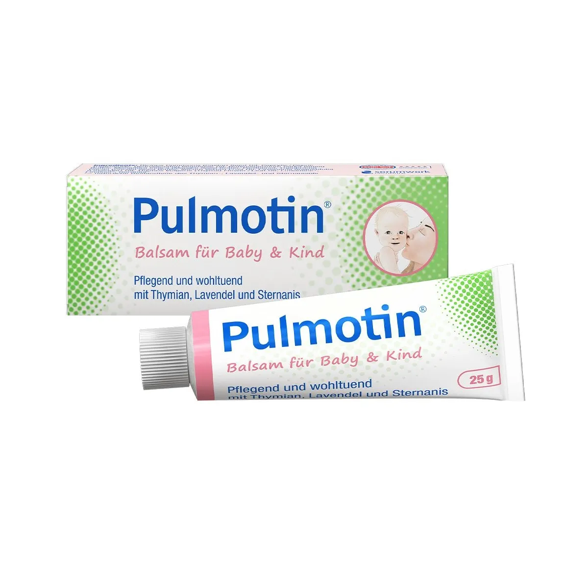 PULMOTIN KÜLMETUSVASTANE PALSAM BEEBIDELE/LASTELE 25G - Tootepilt