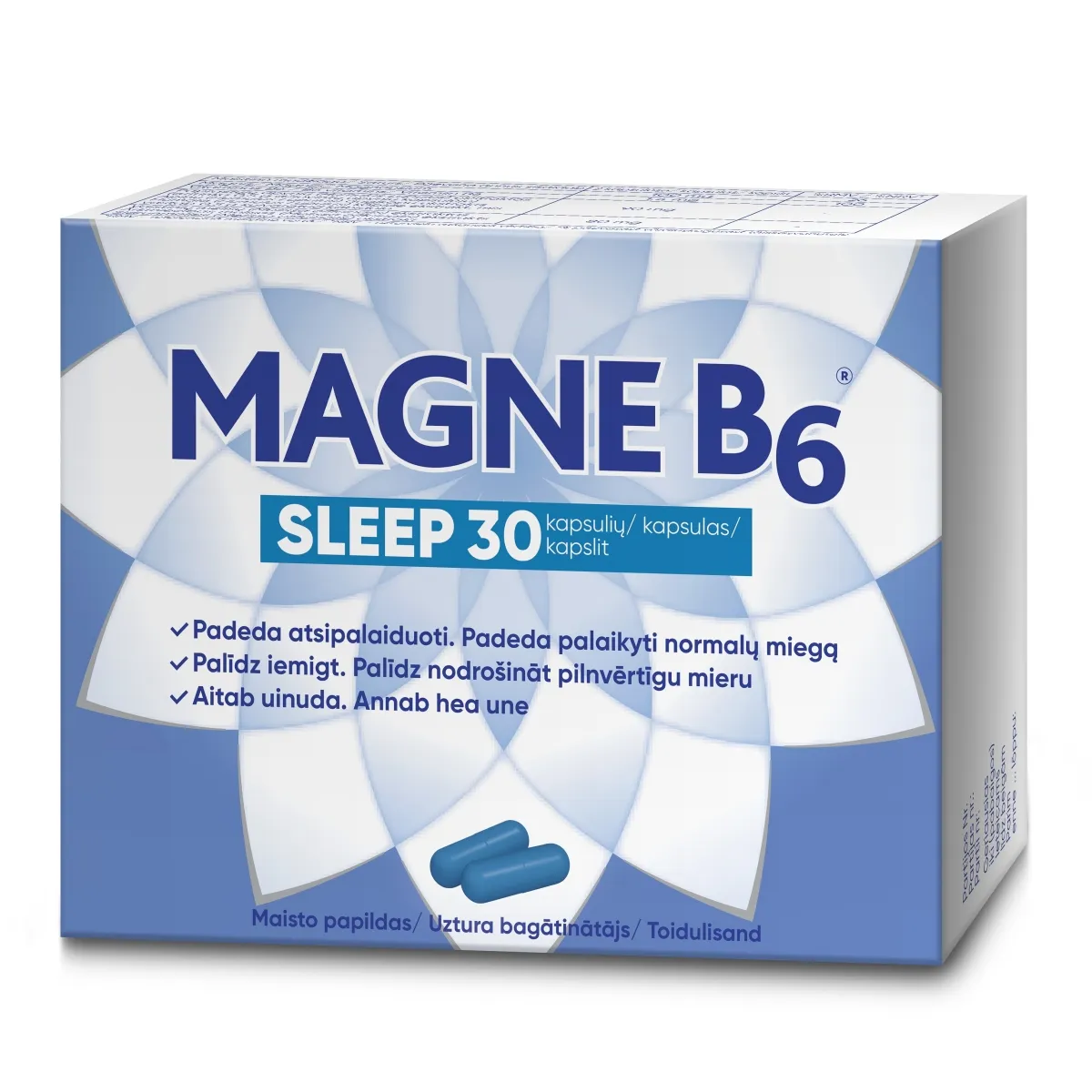 MAGNE B6 SLEEP KAPSLID N30 - Tootepilt 1