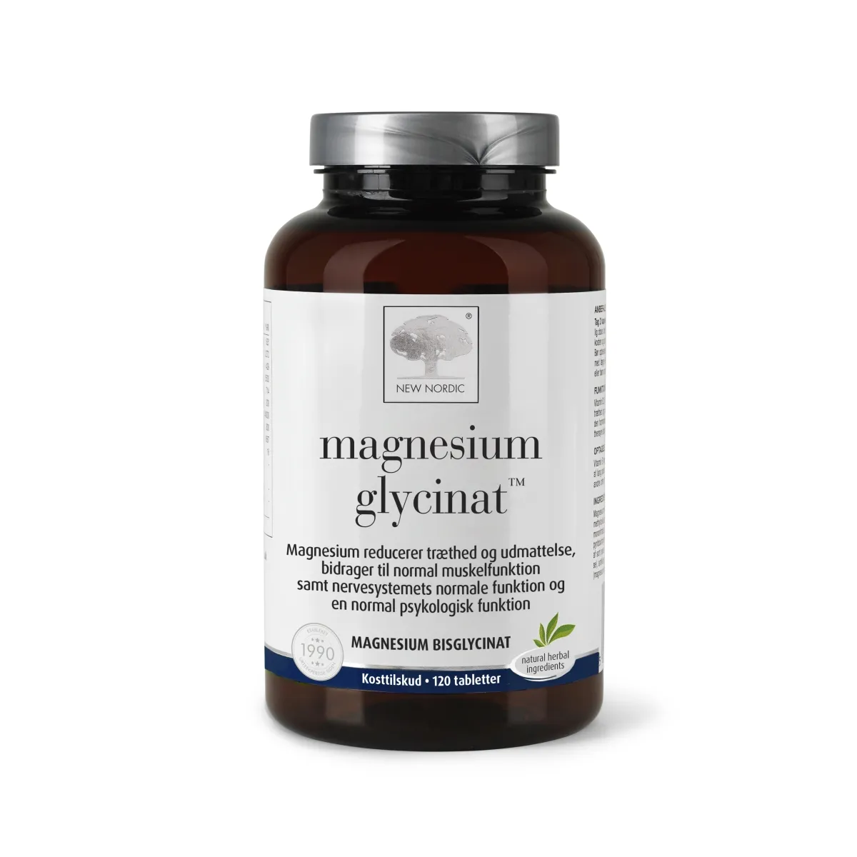 NEW NORDIC MAGNESIUM GLYCINAT TBL N120 - Tootepilt