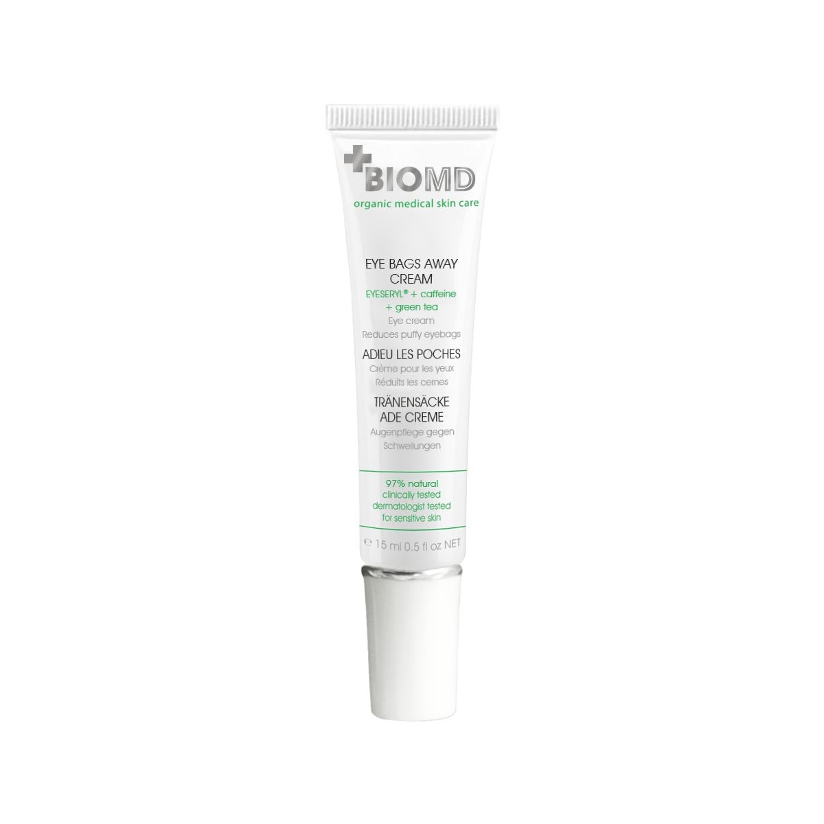 BIOMD EYE BAGS AWAY SILMAKREEM TURSETE VASTU 15ML - Tootepilt