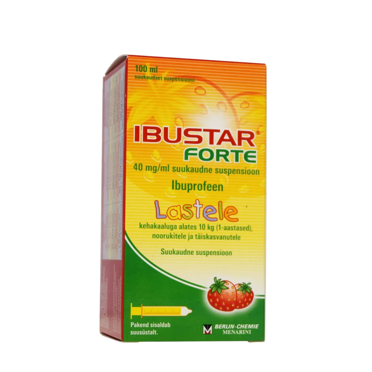 IBUSTAR FORTE SUUKAUDNE SUSP 40MG/ML 100ML - Tootepilt 1