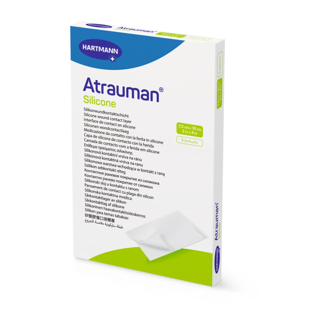 ATRAUMAN SILICONE HAAVAVÕRK SILIKOONIGA 7,5X10CM N5 - Tootepilt