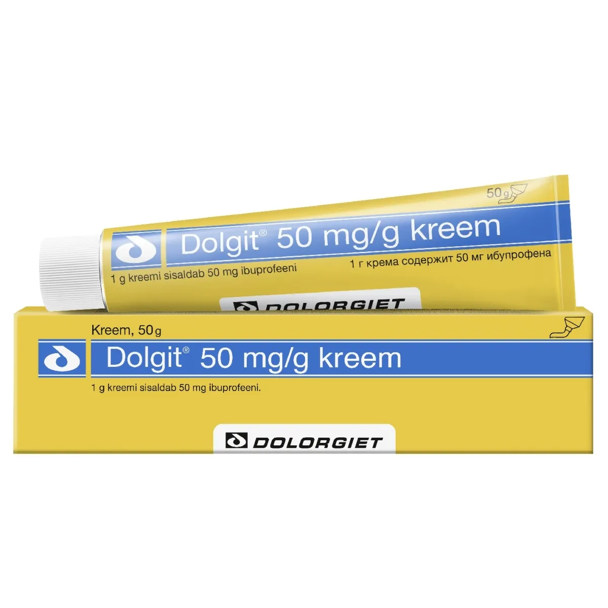 DOLGIT KREEM 50MG/G 50G - Tootepilt