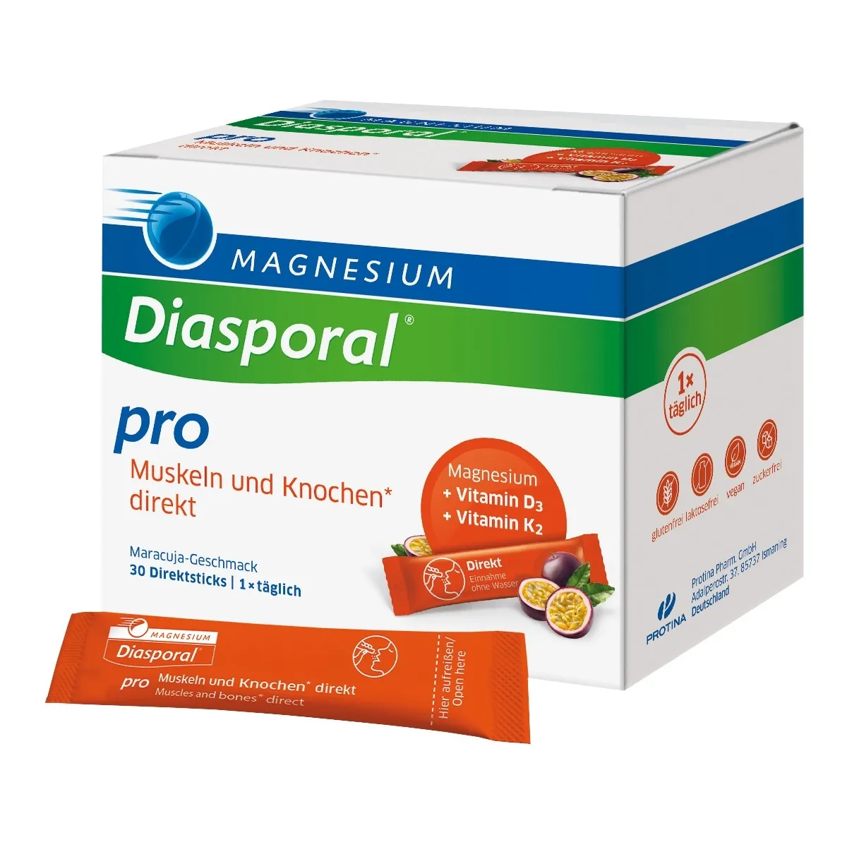 MAGNESIUM DIASPORAL PRO LIHASTELE JA LUUDELE DIREKT PLV N30 - Tootepilt