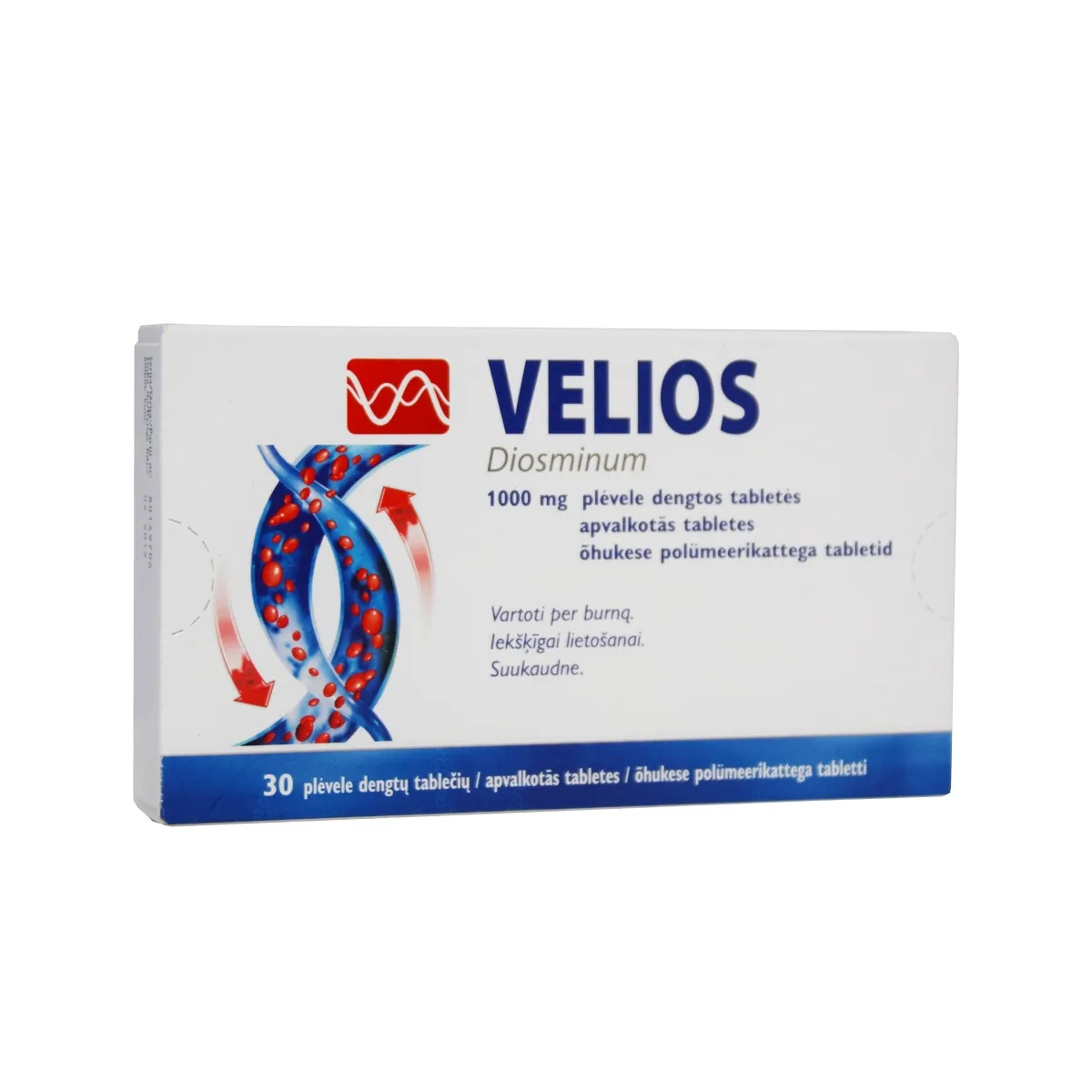VELIOS TBL 1000MG N30 - Tootepilt