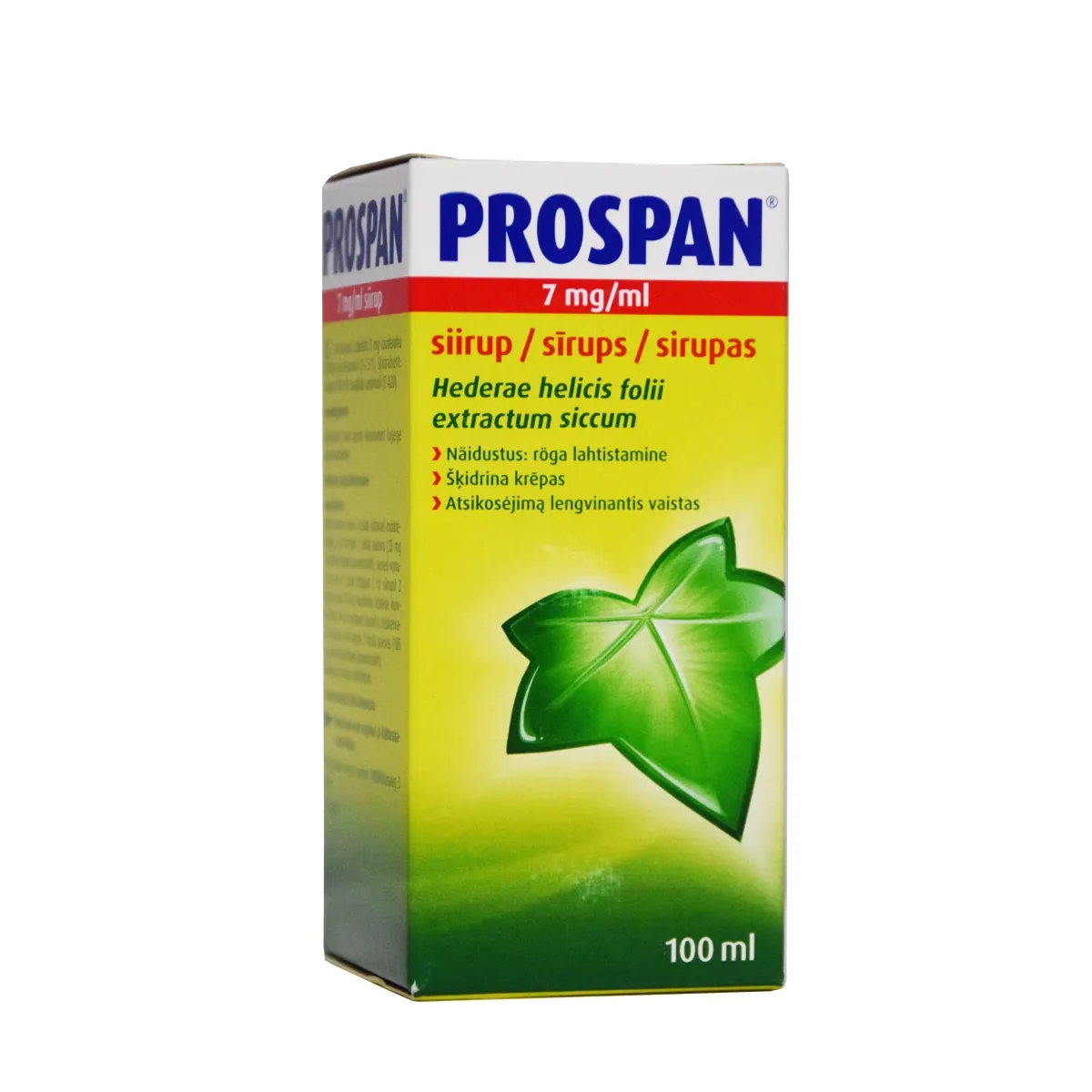 PROSPAN SIIRUP 7MG/ML 100ML - Tootepilt