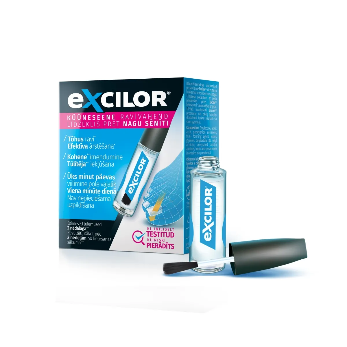 EXCILOR KÜÜNESEENE RAVIPINTSEL 3,3ML - Tootepilt