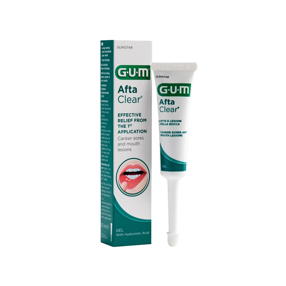 GUM AFTACLEAR SUUÕÕNE HAAVANDITE GEEL 10ML - Tootepilt