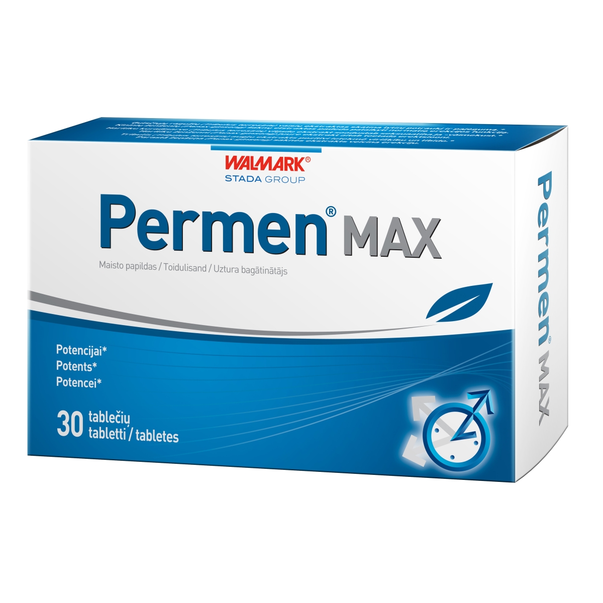 WALMARK PERMEN MAX TBL N30 - Tootepilt
