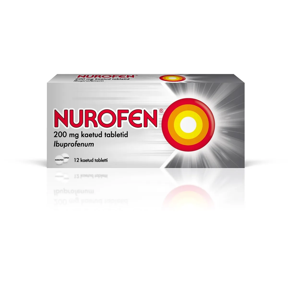 NUROFEN KAETUD TBL 200MG N12 - Tootepilt