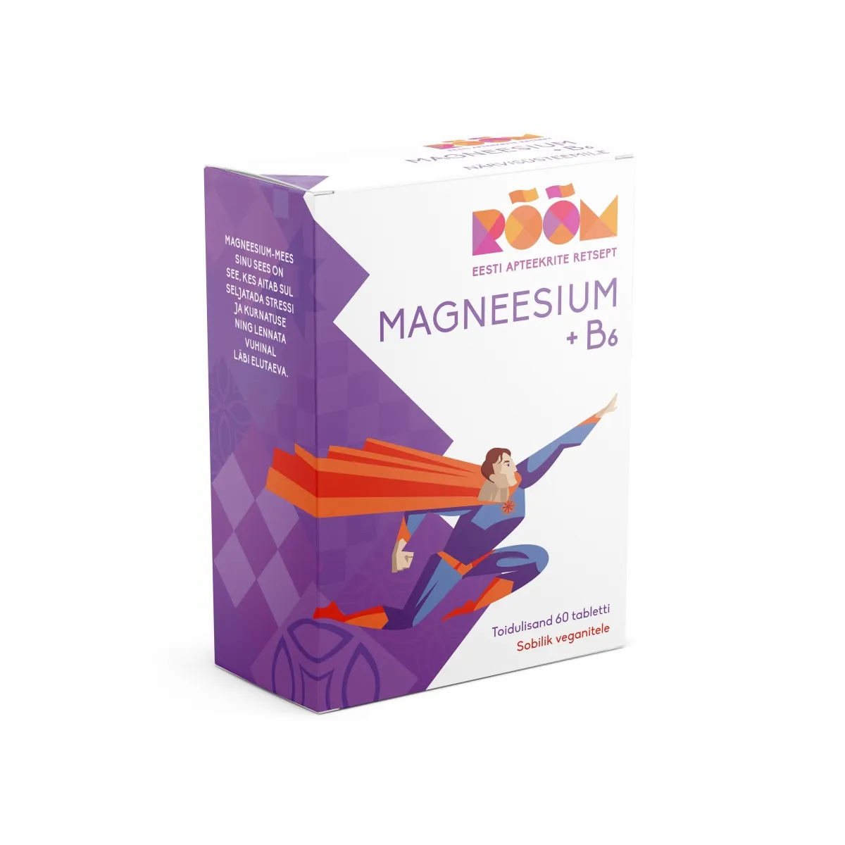 RÕÕM MAGNEESIUM + B6 N60 - Tootepilt
