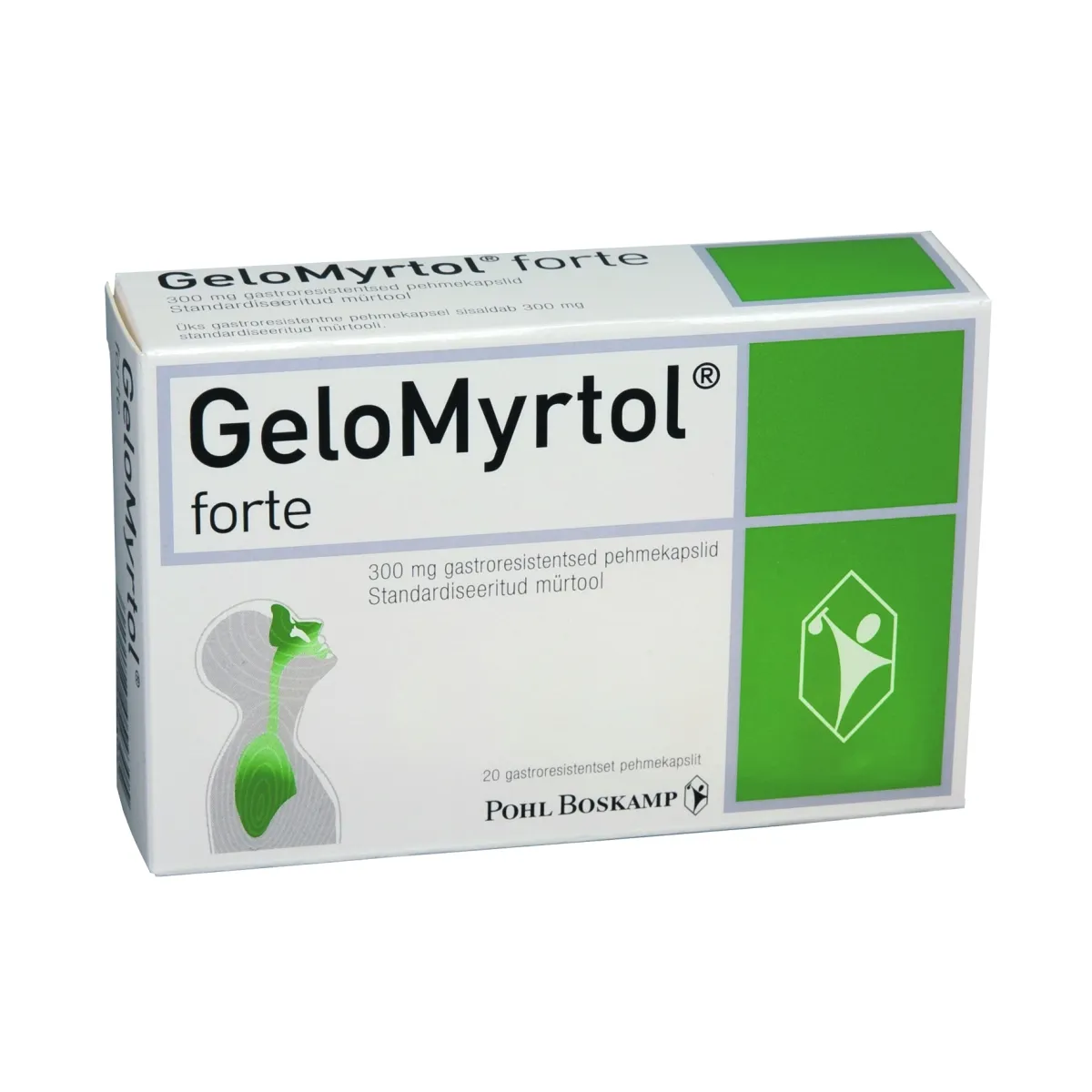 GELOMYRTOL FORTE GASTRORESIST KAPSEL 300MG N20 - Tootepilt 1