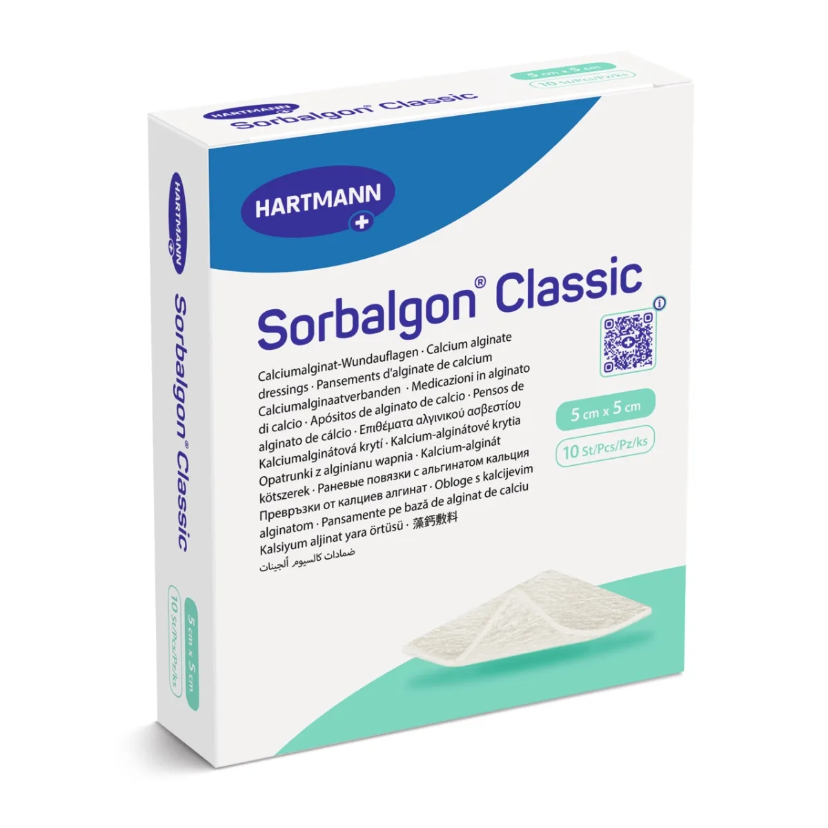 SORBALGON CLASSIC KALTSIUMALGIINSIDE 5X5CM N10 - Tootepilt