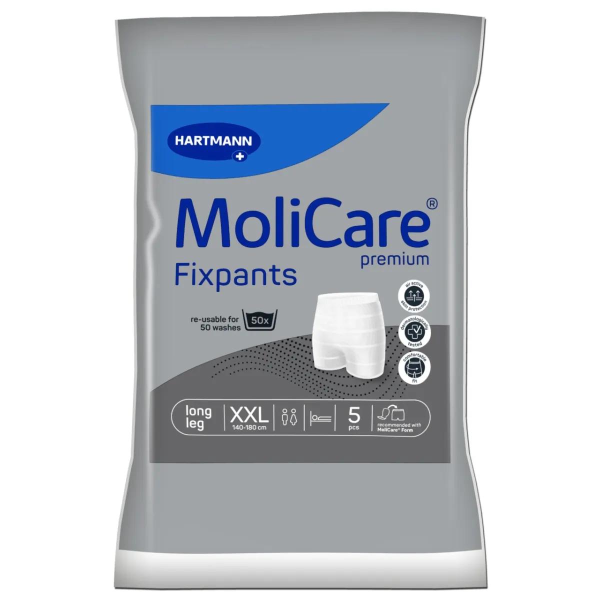 MOLICARE FIXPANTS LONG LEG XXL N5 - Tootepilt