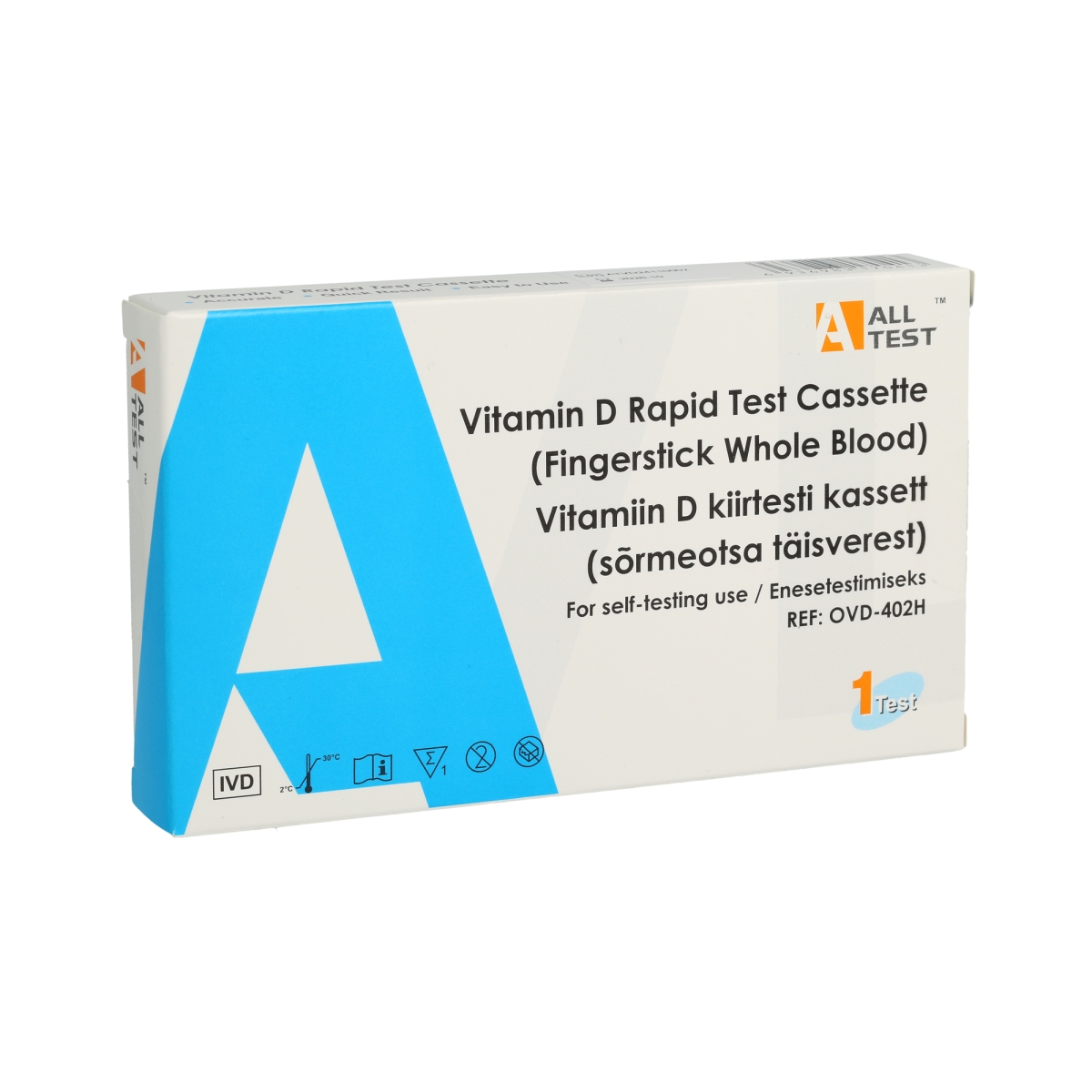 ALLTEST KIIRTEST VITAMIIN D N1 - Tootepilt