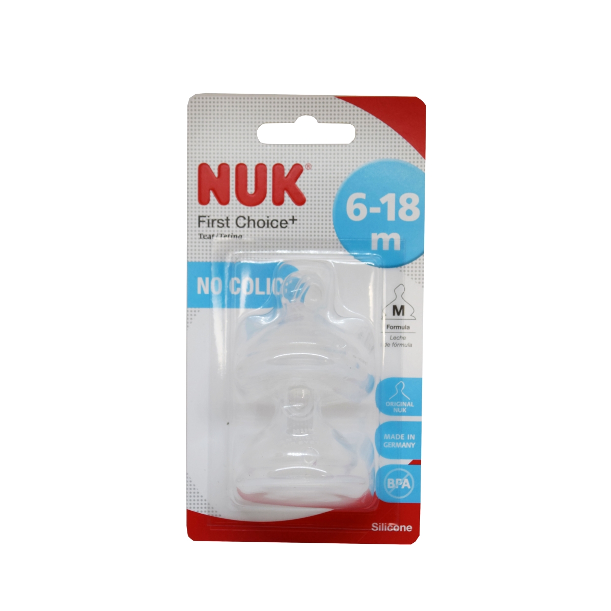 NUK FC+ PUDELILUTT SILIK.M (6-18 KUUD) N2 - Tootepilt
