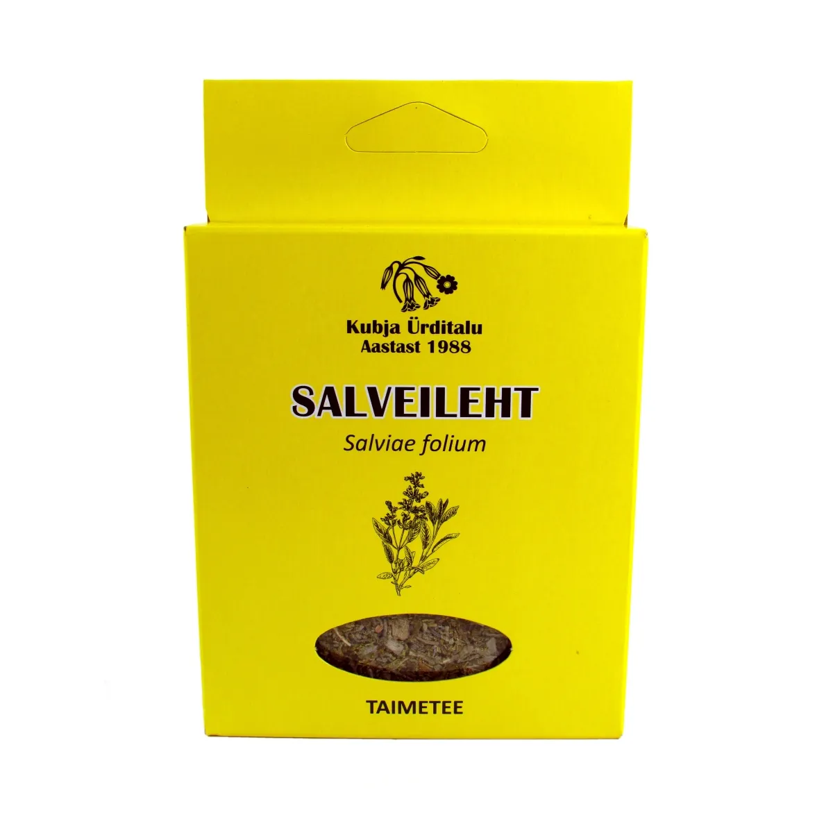 KUBJA SALVEILEHT (SALVIAE FOLIAE) 20G (KARP) - Tootepilt