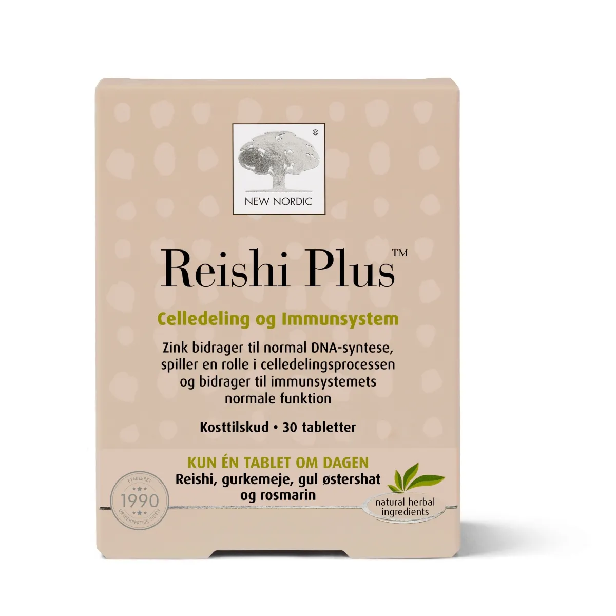 NEW NORDIC REISHI PLUS N30 - Tootepilt