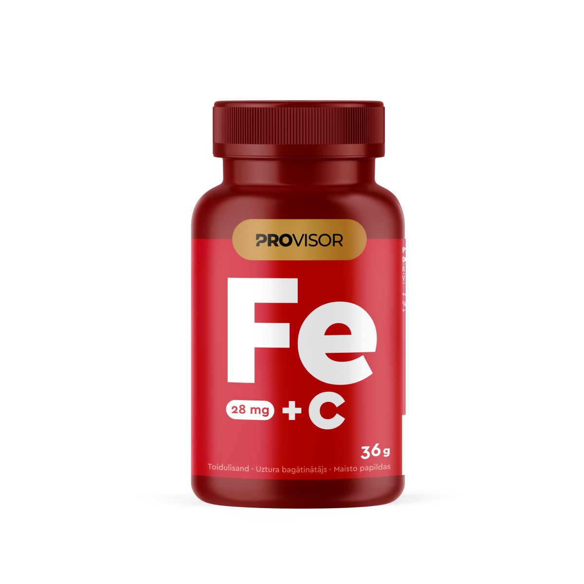 PROVISOR RAUD 28 MG + VITAMIN C KAPSLID N60 - Tootepilt