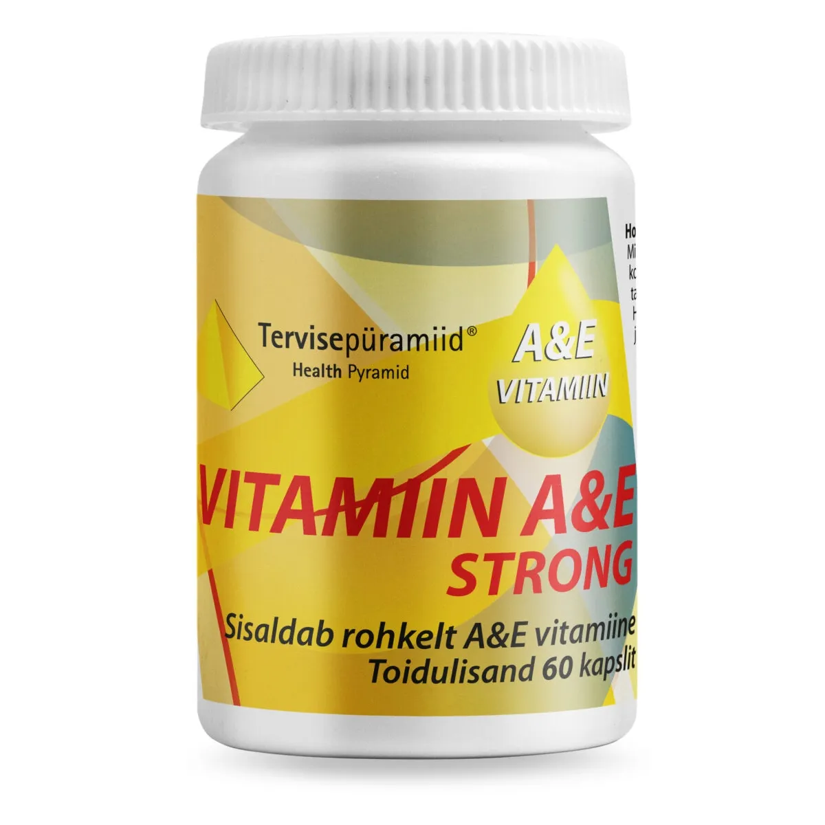 TERVISEPÜRAMIID VITAMIIN A+E STRONG KAPSLID N60 - Tootepilt