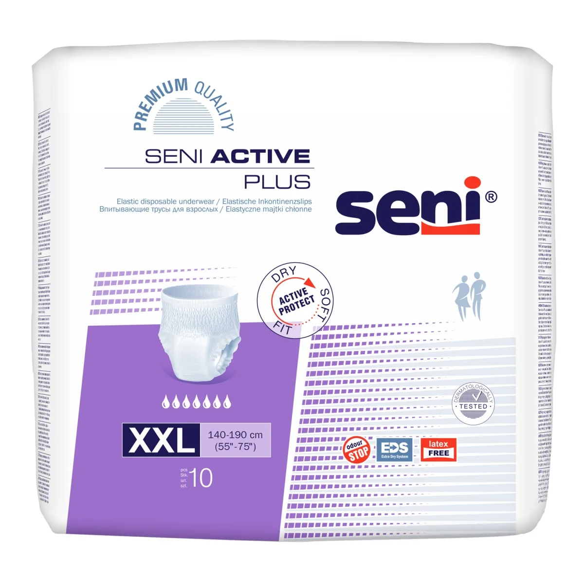 SENI ACTIVE PLUS IMAVAD PÜKSID XXL 2000ML N10 - Tootepilt