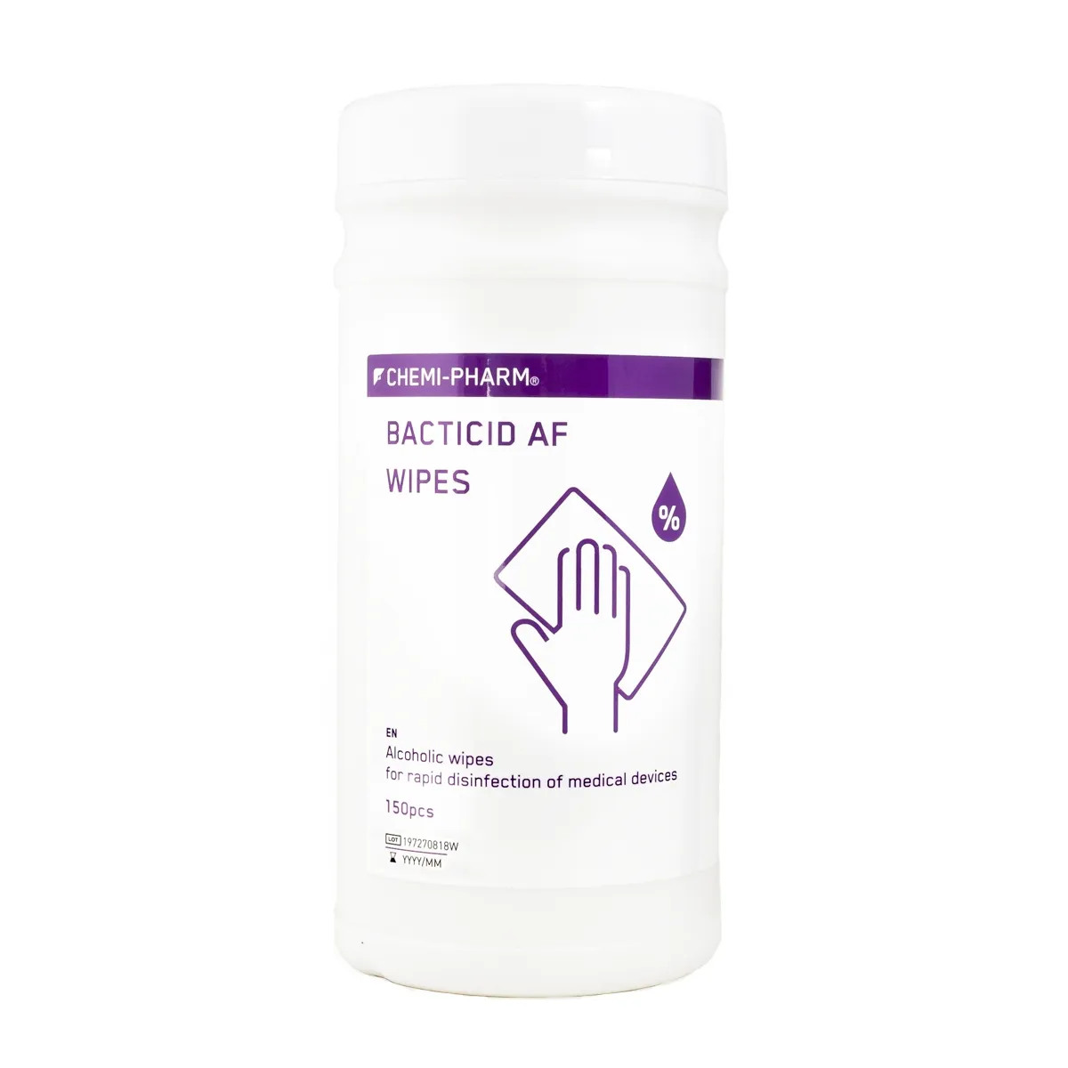 CHEMIPHARM BACTICID AF WIPES SALVRÄTIKUD N150 (PURGIS) - Tootepilt