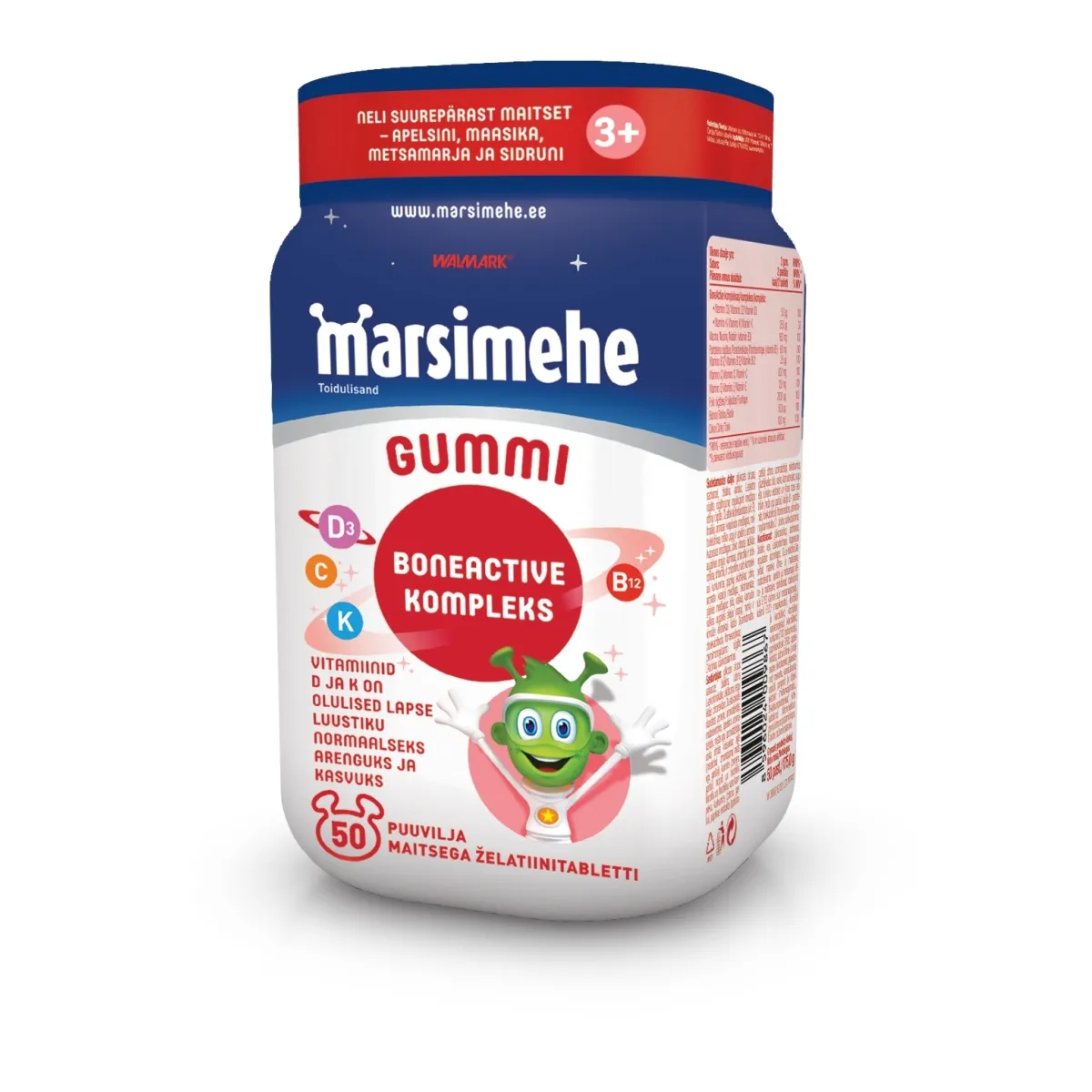 MARSIMEHE GUMMI BONEACTIVE KOMPLEKS N50 - Tootepilt 1