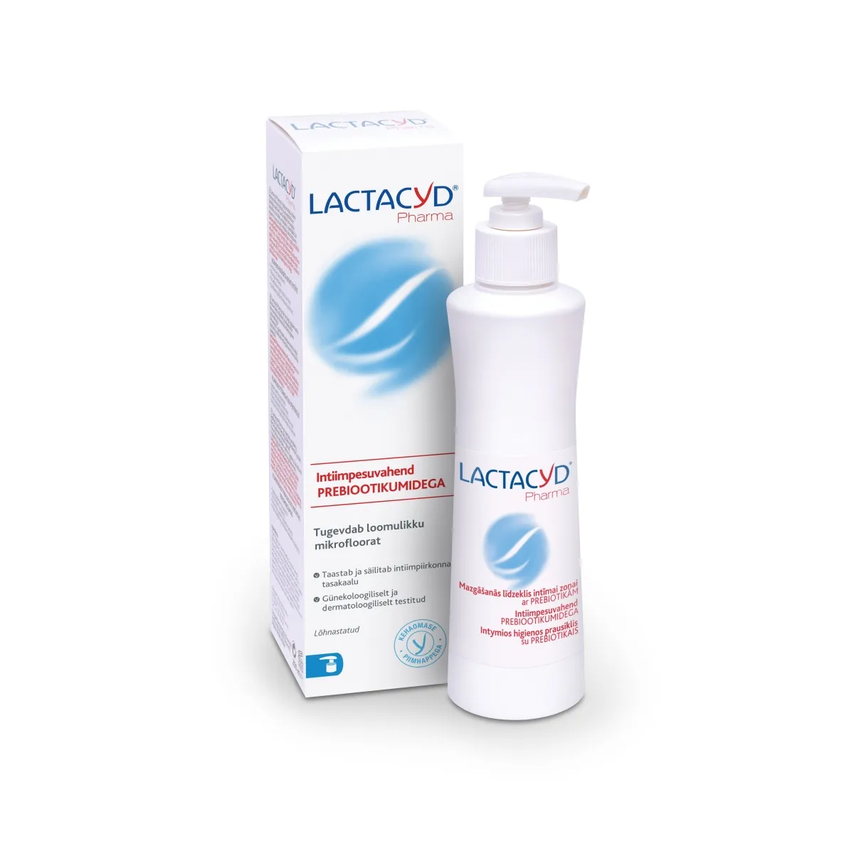 LACTACYD PHARMA INTIIMPESUVAHEND PREBIOOTIKUMIDEGA 250ML - Tootepilt