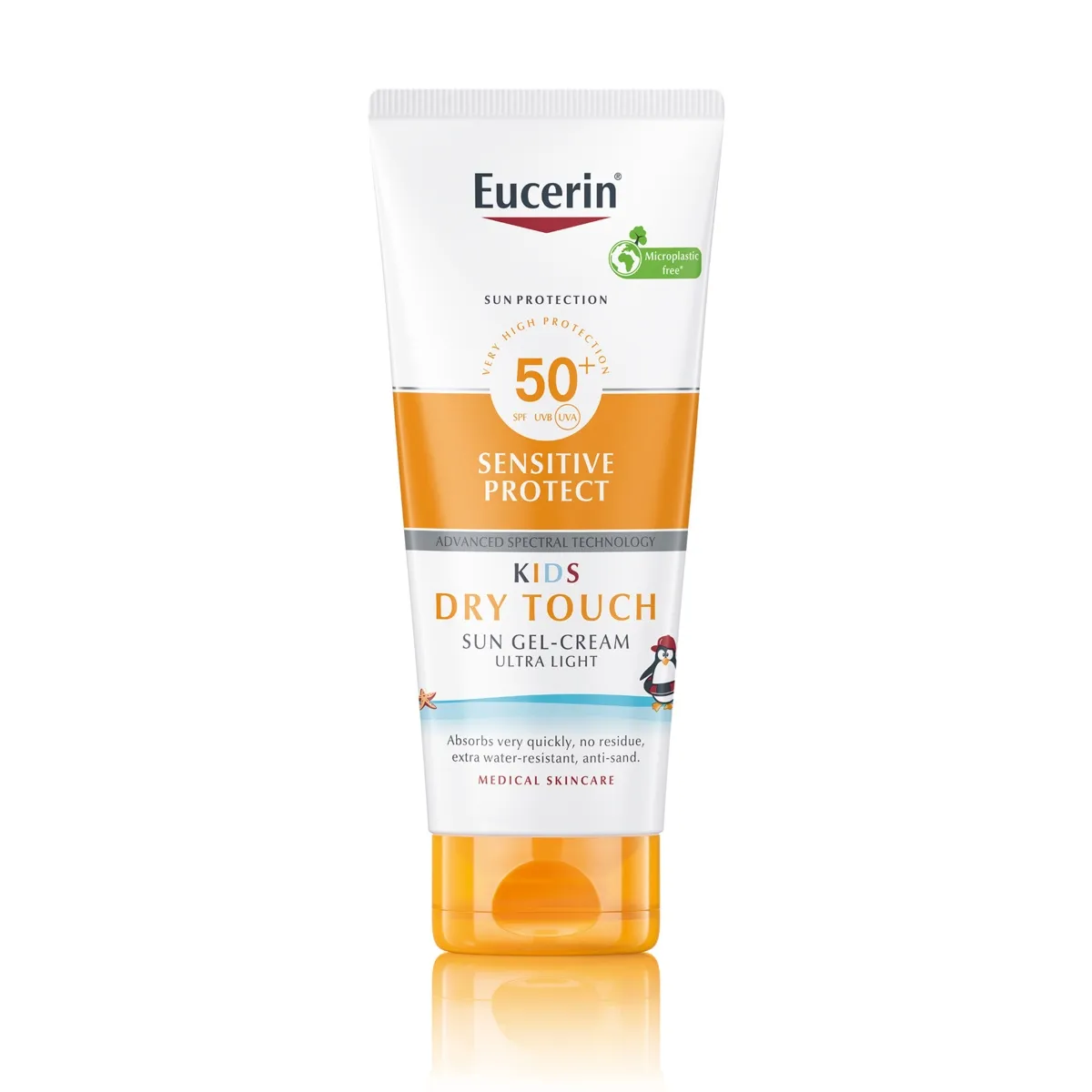 EUCERIN SUN PÄIKESEKAITSE GEEL-KREEM LASTELE SPF50+ 200ML - Tootepilt