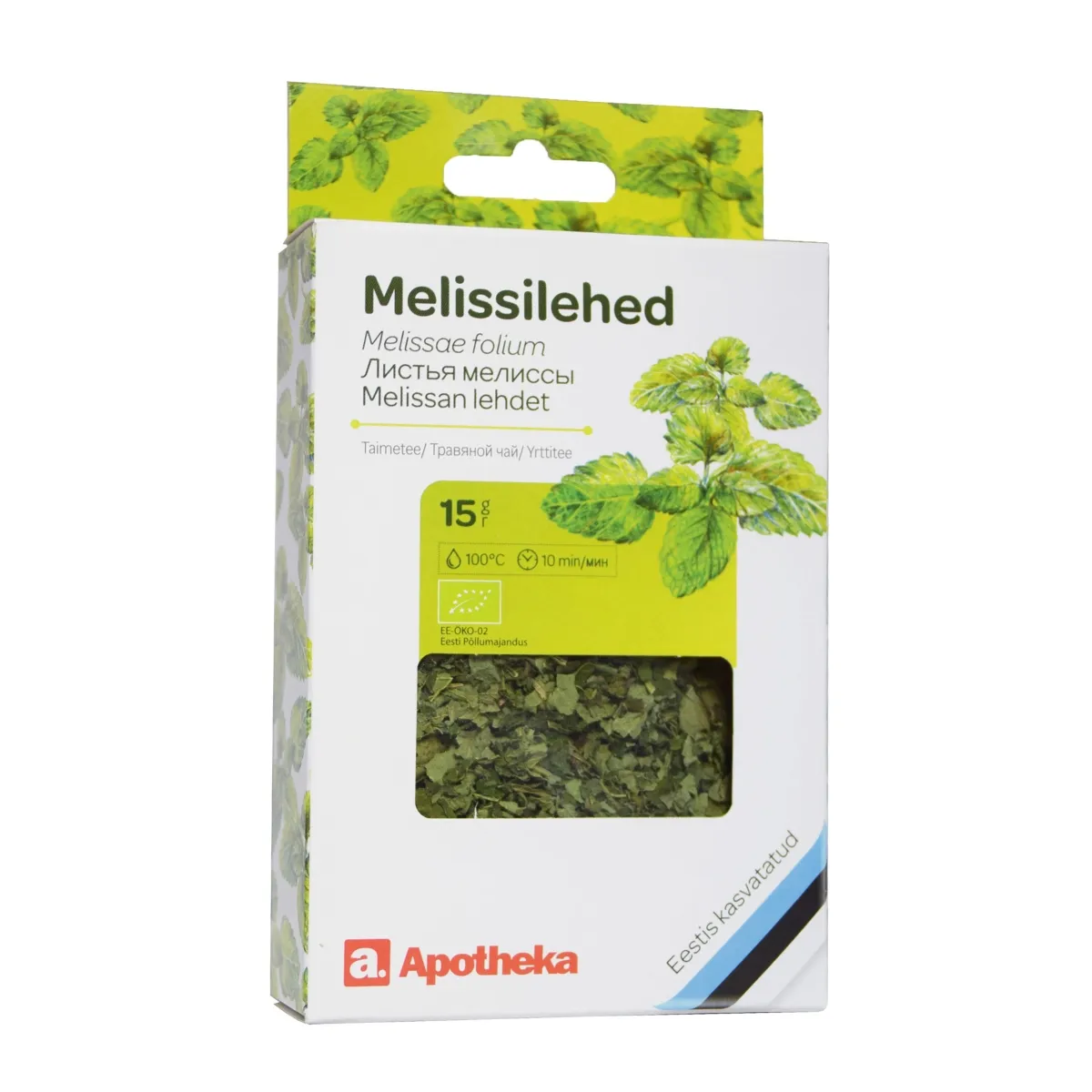 A. TEE MELISSILEHED 15G (KARP) - Tootepilt 1
