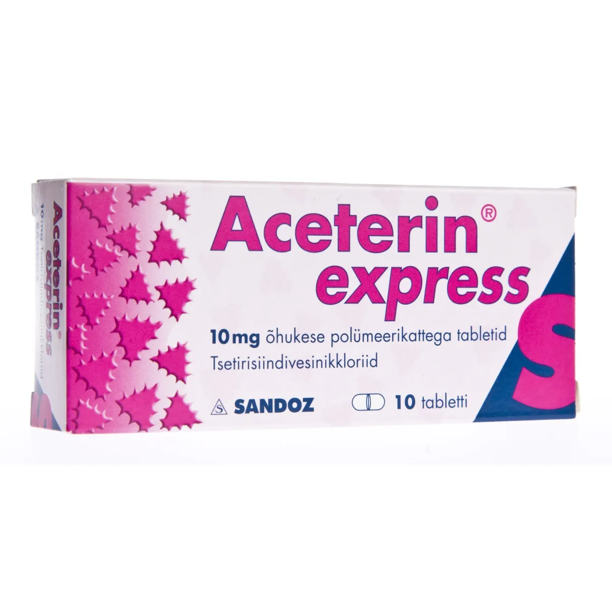 ACETERIN EXPRESS KAETUD TBL 10MG N10 - Tootepilt
