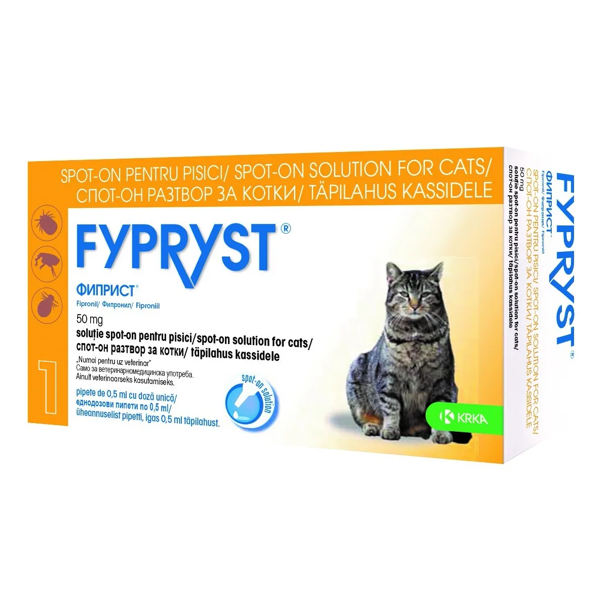 FYPRYST TÄPILAHUS 50MG/0,5ML 0,5ML (KASS) N1 - Tootepilt