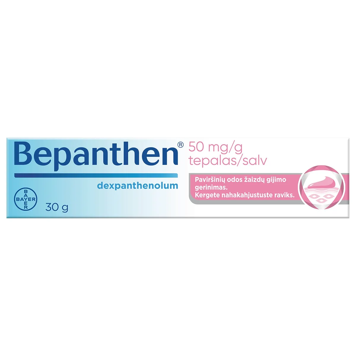 BEPANTHEN SALV 50MG/G 30G - Tootepilt
