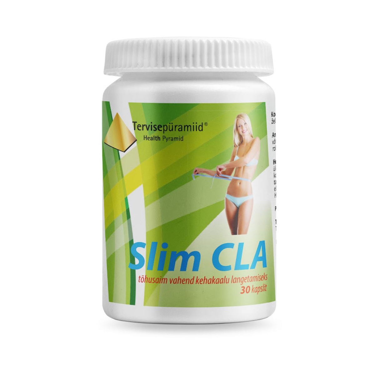 TERVISEPÜRAMIID SLIM CLA CAPS N30 - Tootepilt