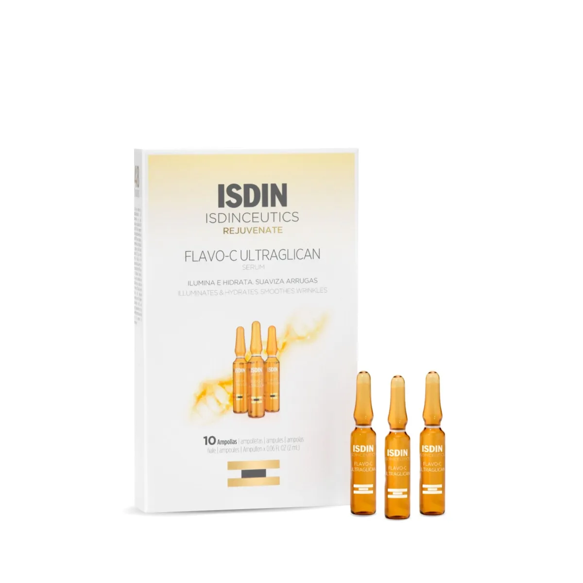 ISDIN FLAVO-C AMPULLID ULTRAGLICAN 2ML N10 - Tootepilt 1