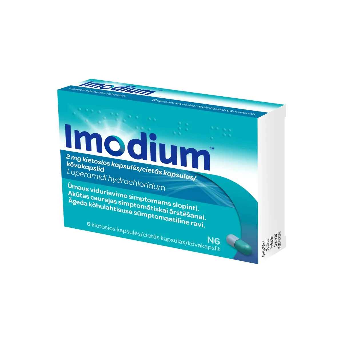 IMODIUM CAPS 2MG N6 - Tootepilt